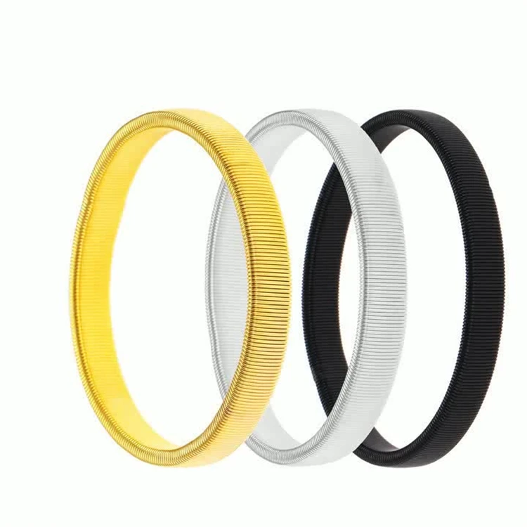 

Newest Arm Band Fashion Bartender Spring Bracelet Metal Non-slip Sleeve Cuff Clothing Accessories Men Jewelry Durable Gift Elast