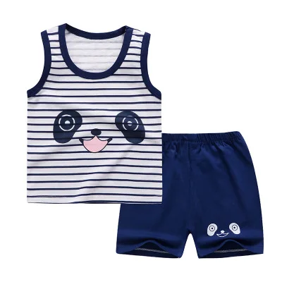 

Hotsale vest+short pants baby boys' clothing sets cute cheap price baby clothes, Navy/light green/blue