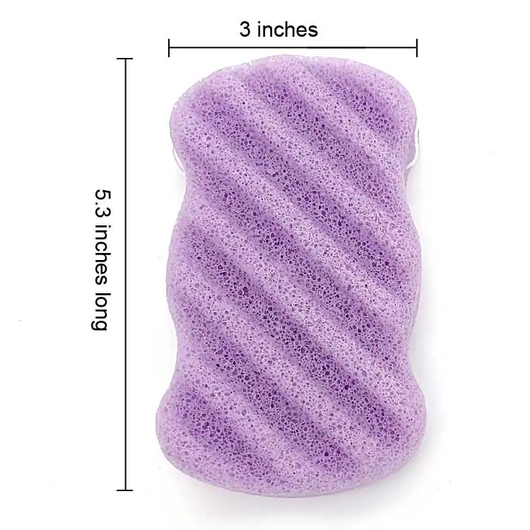 

Wholesale custom rectangle shape wash cleaning bath tool natural plant fiber organic body konjac sponge big for adult and baby, Customized color