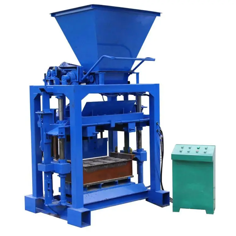 
QT4 35 Manual Concrete Interlocking Paving Blocks Making Machine 