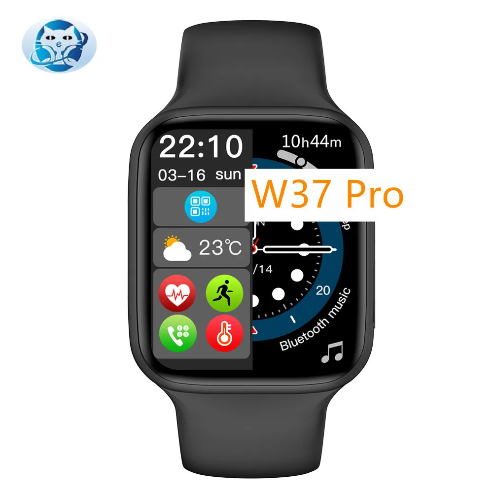 

Series 7 smartwatch W37 1.75inch Split Display Touch Fitness Tracker Bracelet Watches IP68 Waterproof W37 Pro GPS smart watch