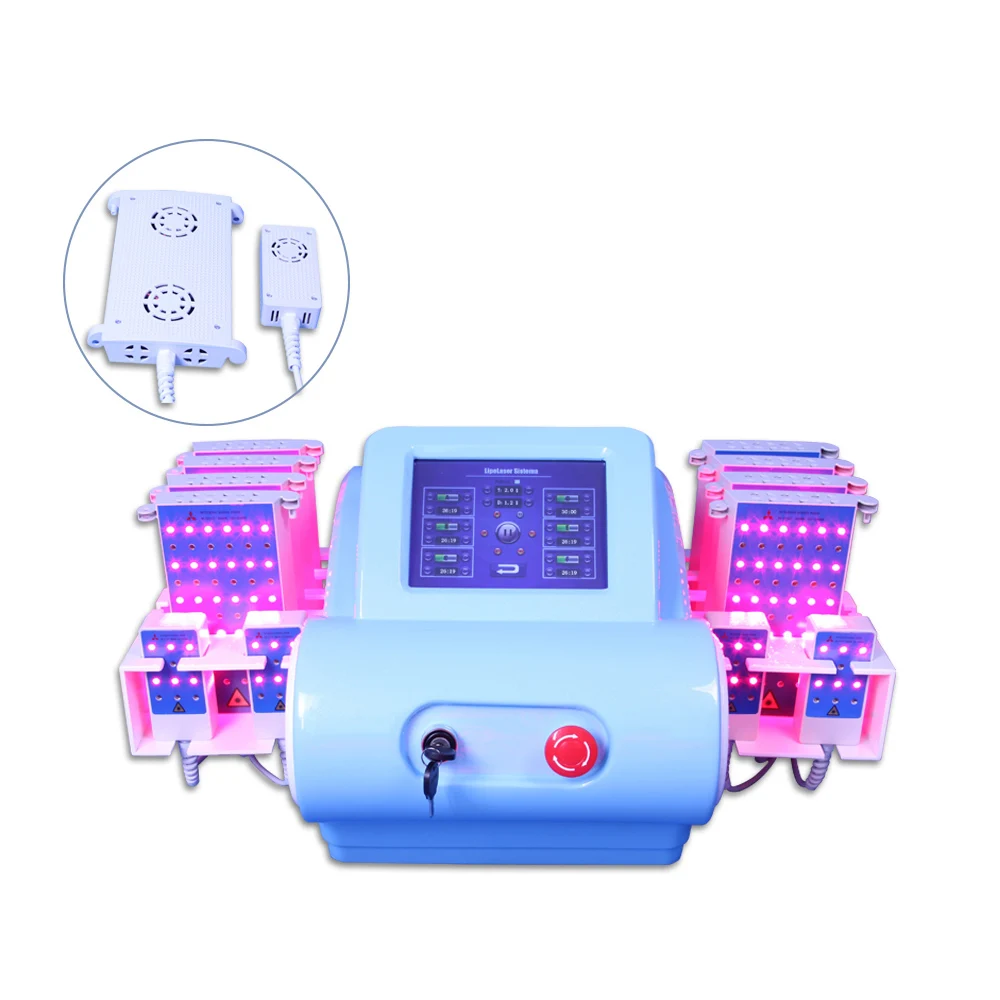 

High power portable fat removal 12pcs pads lipolaser slimming machine