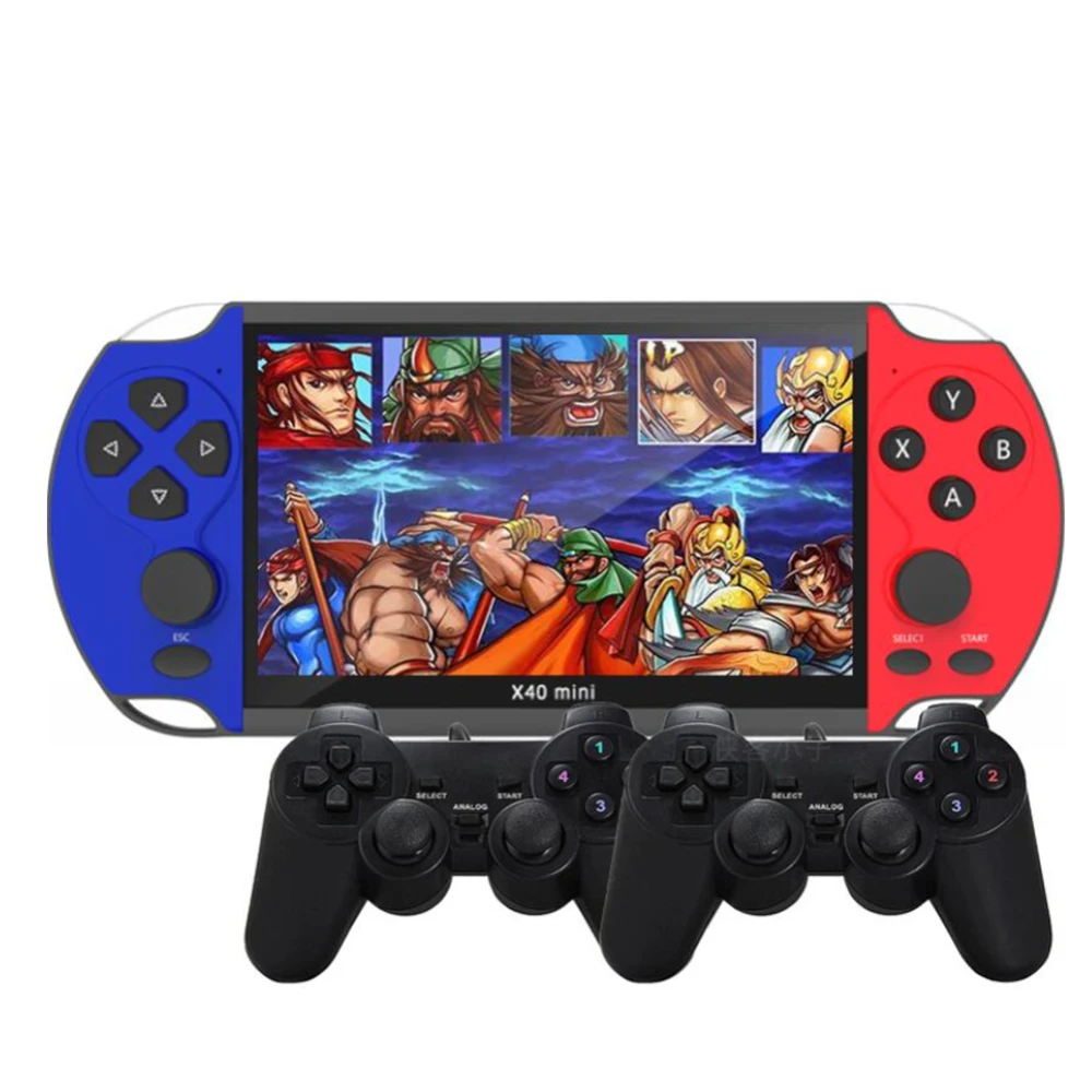 

Retro Game Accessories X40mini 6.5 Inch Handheld Game Console 8Gb Game Player Mini Pocket Gaming Console MP5 Video Player