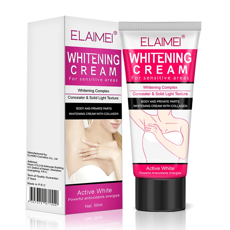 

ELAIMEI whitening face cream Body skin whitening cream for Sensitive Areas Whitens Nourishes Repairs and Restores Skin