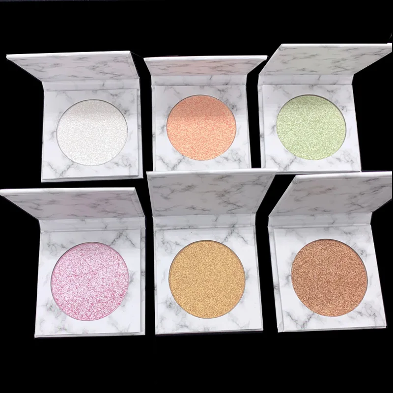 

OMG Face Highlighter Makeup Glitter Eyeshadow Bronzer and Highlighter Cosmetic Private Label Shimmer Highlighter palette