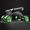 AB wheel 4 wheels with 5 resistance bands kit for a better exercise