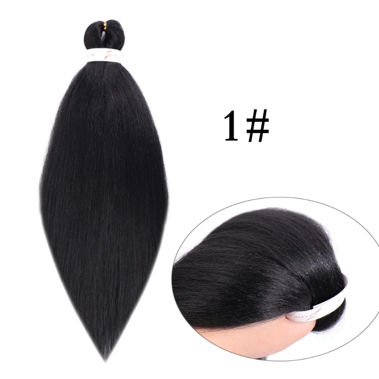 

Synthetic Braids Hair Extension Colored Hair Extensions For Pre Stretched Braiding Hair