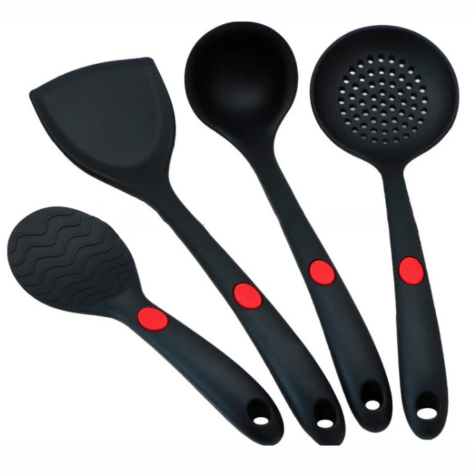 

Customized Kitchenware Utensils Cooking Set Kitchen Tools And Equipment Cooking Silicone Spatula Set