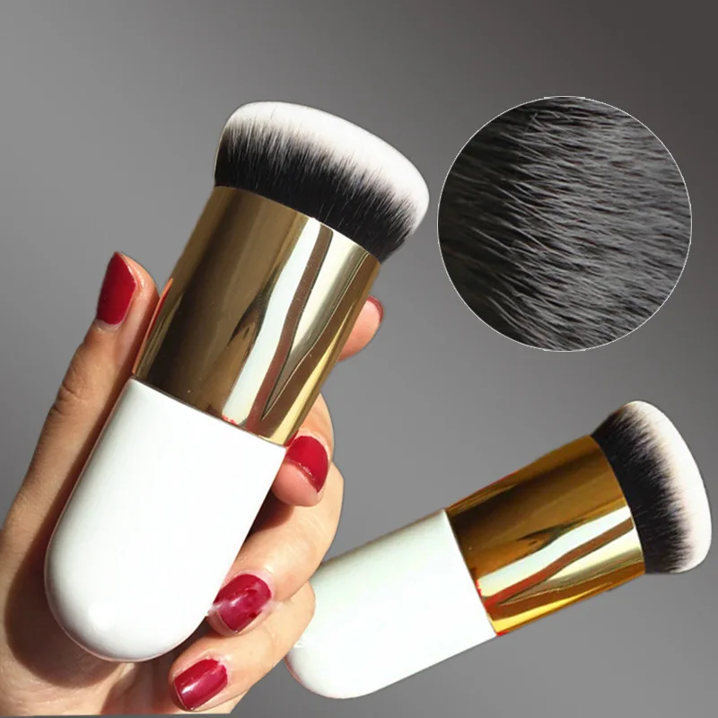 

FEIYAN Custom Logo Premium Kabuki Buffing Stippling Face Makeup Beauty Powder Blush Liquid Cream Round Top Foundation Brush