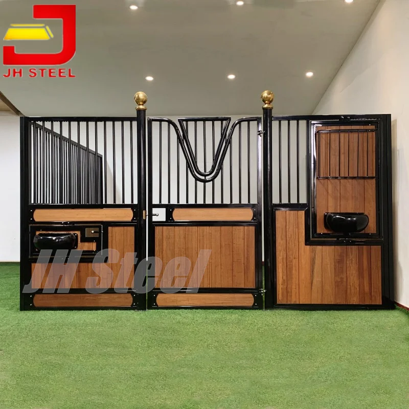 

Luxury Bamboo Horse Equipment Doors Equine Product Indoor Horse Box Stable Horse Front Panels