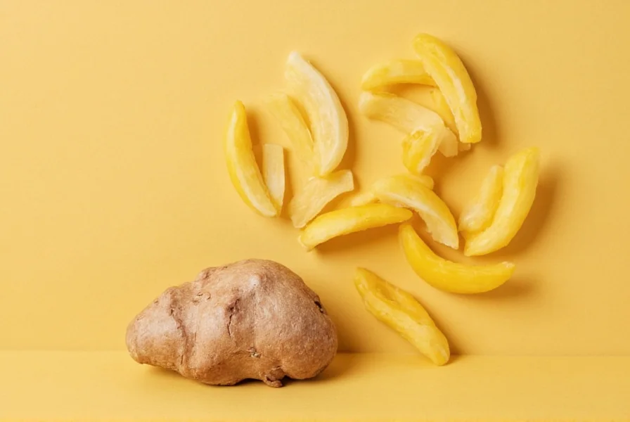 Close-up of natural ginger chews showing texture and crystallized ginger pieces
