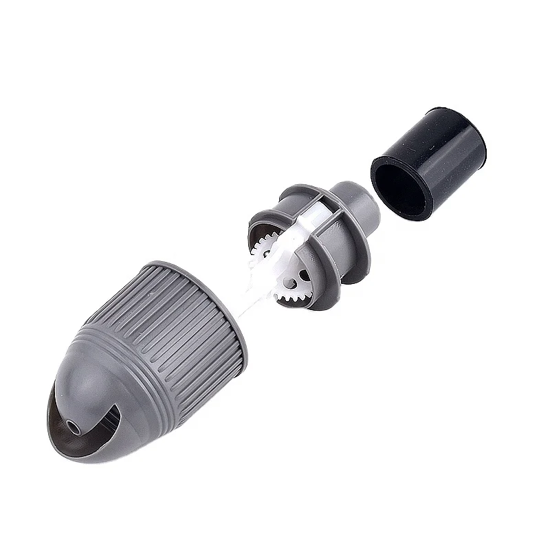 

Auto Rotating Aquarium Water Accelerator Wave Maker 360 Degree Automatic Rotary Pump Accessory Fish Tank Duckbill Outlet, Grey