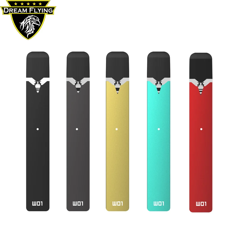 

Original high quality pods vape 1.8ohm organic cotton coil vape pen OVNS W01 kit, Black,gray,gold,green,red