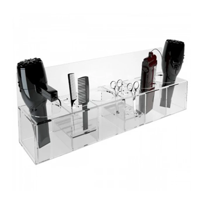 Clear Multifunction Desktop Acrylic Hair Dryer Stand Holder Hair Tool