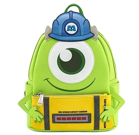 

Loungefly Limited Edition Monsters University Big eye Backpack PU Mini Womens Backpack for Girls and Boys