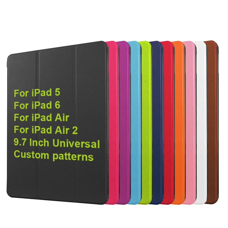 

Multi-color Custom Printed Pattern Case for iPad Pro 9.7 Standing 32G 64G 128G PU leather tablet cover for Ipad pro9.7