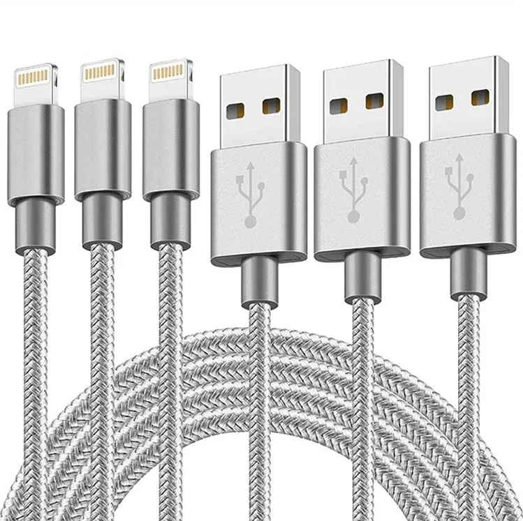 

Free Shipping 123 USB Fast Cable and Photo Data transfer USB Cable for Smartphone, Black/gray