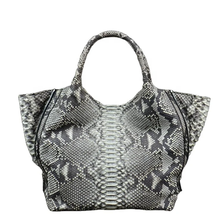 

fashion luxury Python leather lady handbag exotic bags women