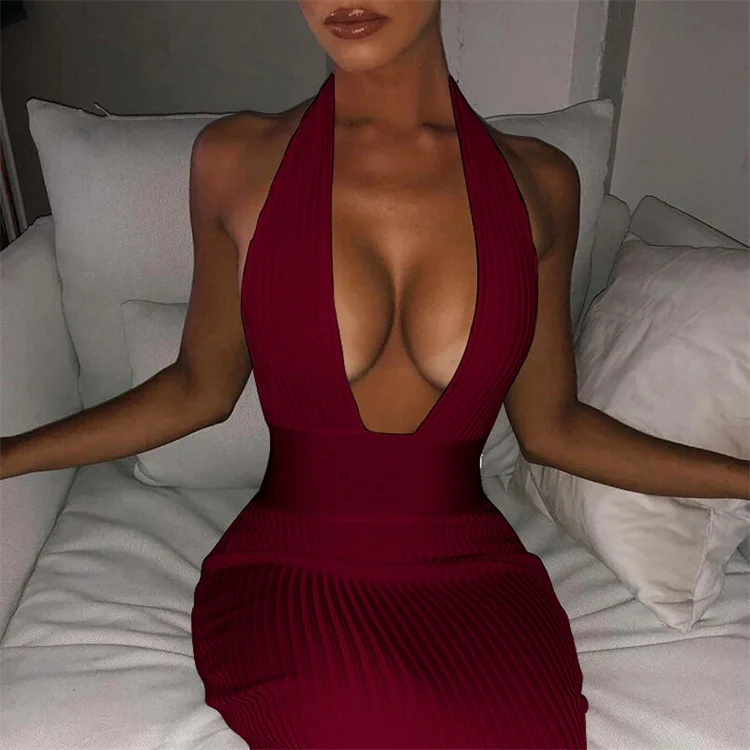

2022 Spring New Women dresses Zipper long sleeve draw string close fit solid spring sexy bodycon long casual dress, Customized color