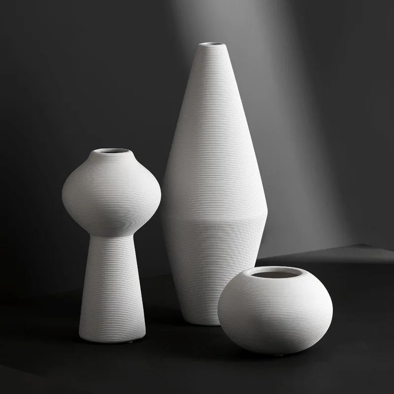 

Hot Sale Nordic Style Living Room Coffee Table Decoration Creative Porcelain Ceramic Flower Vase, Picture