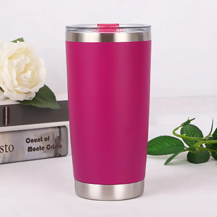 

20oz 30oz Stainless Steel Double Wall Vacuum Insulated Tumbler Coffee Travel Mugs Wine Cups Car Tumbler 20oz With Lid, Customized