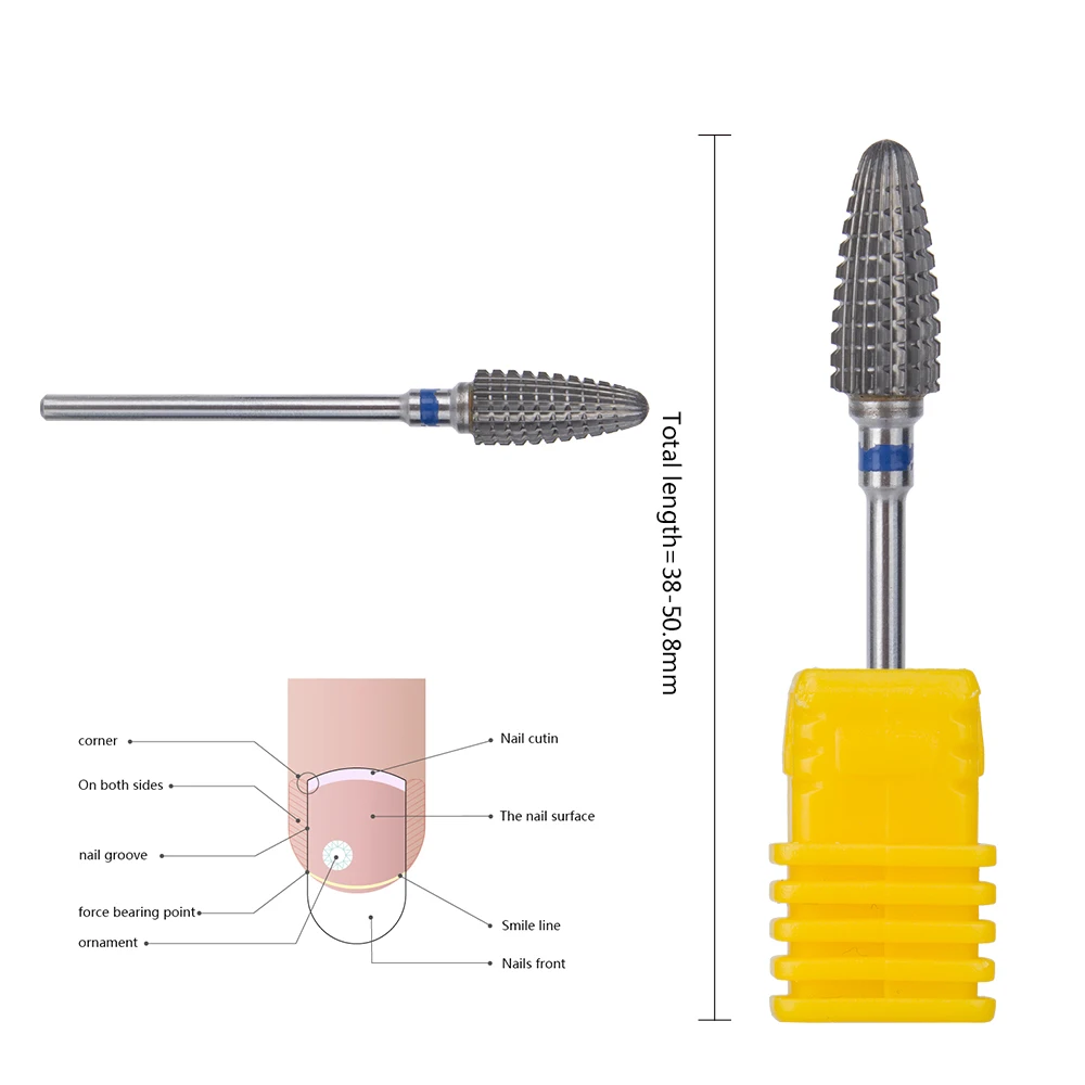 

2020 new Arrival ElectricTungsten Carbide Nail Drill Bit Tornado Purple Bit Manicure