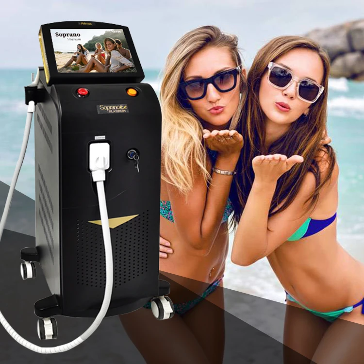 

Three waves diode laser hair removal machine 755 808 1064 diode laser for sale