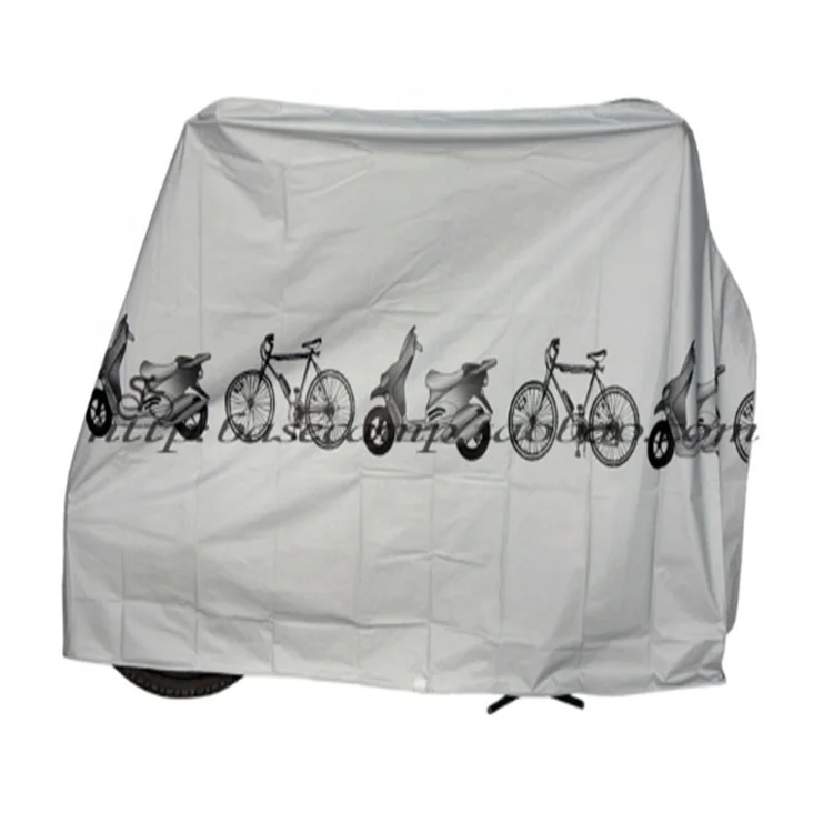 

Multifunctional Oxford Sun UV Proof Waterproof Bike Dust Cover Dust Proof Bicycle Cover, Silver