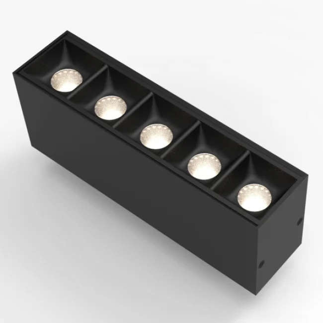 
led track magnetic rail lamp 24v 48v DC surface mount suspension recessed magnetic led track lighting linear system 