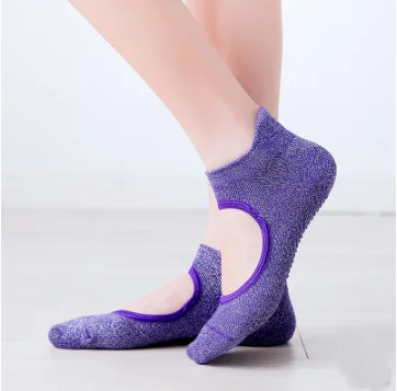

Knit Eco-friendly yoga ankle cute socks for women non-slip, Custom color