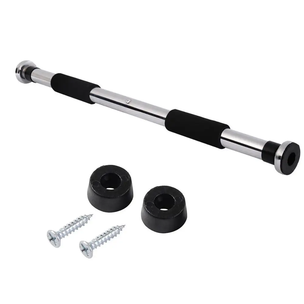

Gym Door pull up bar chin up bar, Black