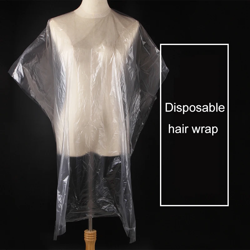 

Hair care disposable transparent cloth waterproof and oil proof Wai cloth apron