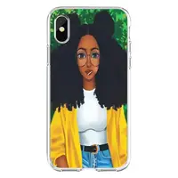 

Babaite Queen Afro Melanin Poppin Black Girl Luxury High phone Case For iPhone 8 7 6 6S Plus X XS XR XSMax 5 5S11 11pro 11promax