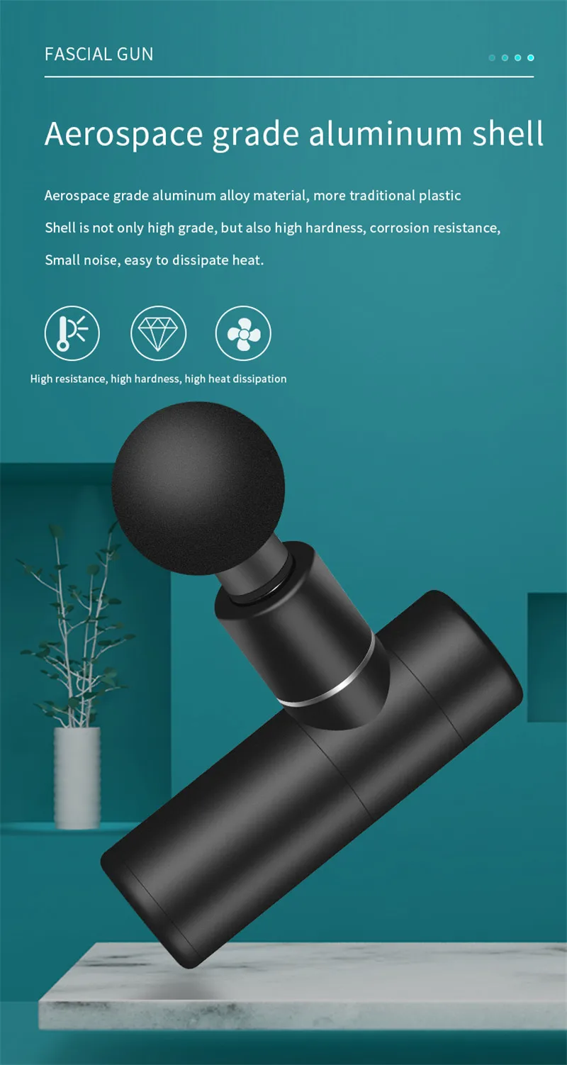 迷你电动按摩枪组织打击小健身器材深层肌肉筋膜身体迷你按摩器枪