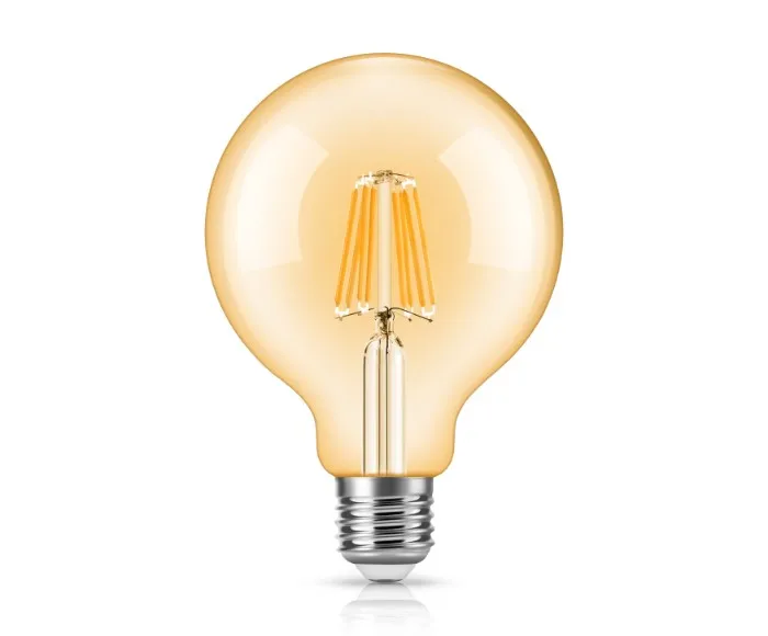 
CE Globe LED Filament Bulb 4W 6W 8W Soft filament G95 Antique Bulb For Decorative Lighting 