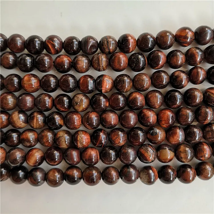 

4mm red tiger eye natural stone beads for jewelry making, Multi color