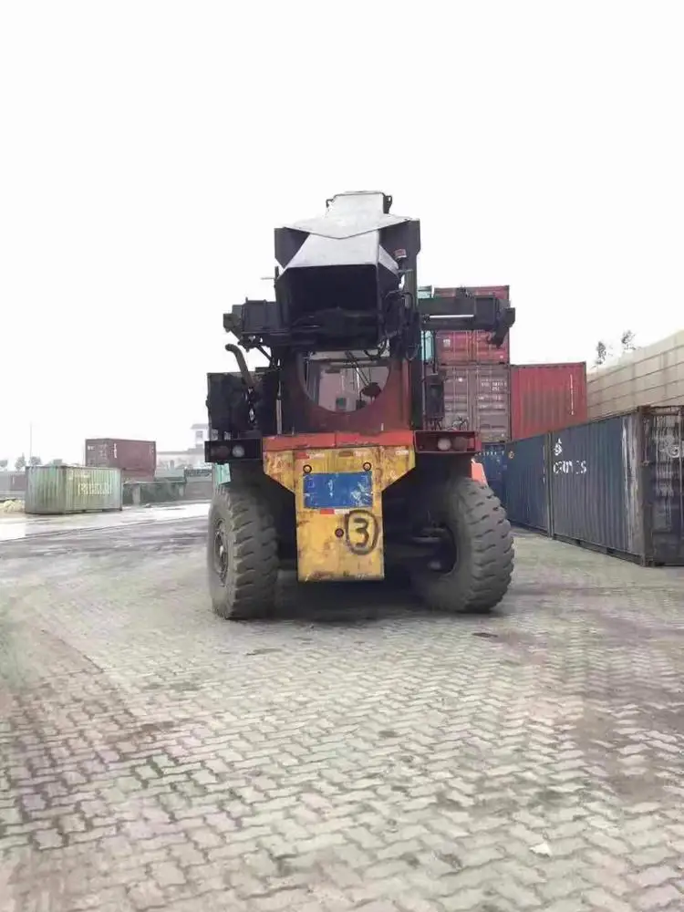 
USED KALMAR 45T 42T DRD450 DRD420 REACH STACKER USED STACKING MACHINE SHENGWEI 25T 35T 42T 45T FOR SALE 