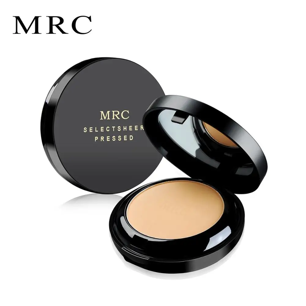 

MRC Smooth Nude Makeup Foundation Cosmetic 2 layer Compact Pressed Powder, 6 colors