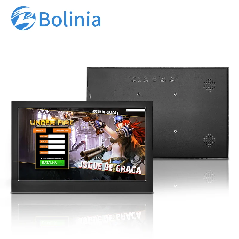 

Wholesale 11.6 inch Metal Non-touch Portable Monitor with IPS HD Audio Output Aluminum alloy HD-MI USB for industrial business