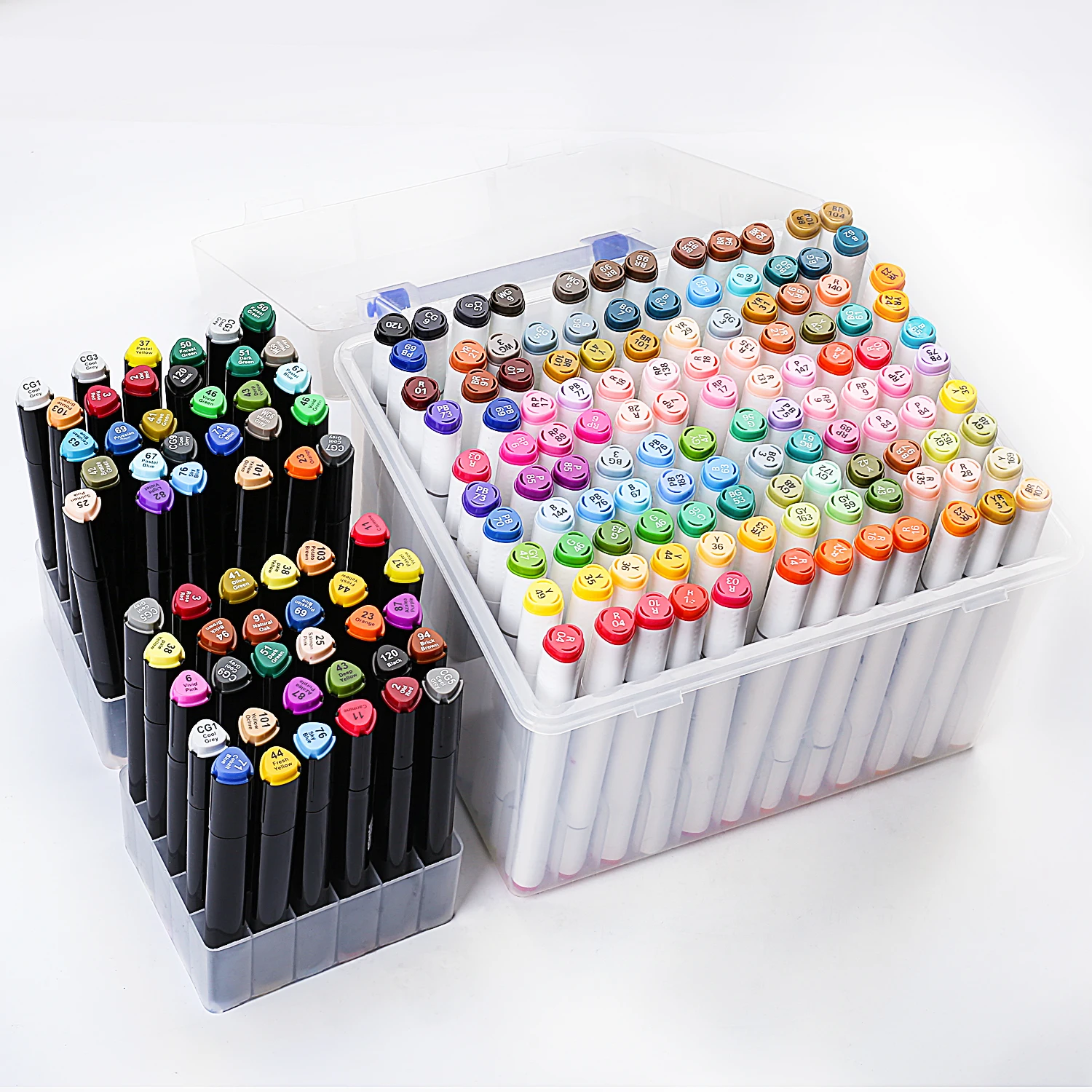 48 60 80 120 Colors Copic Markers Single Art Markers Brush Pen