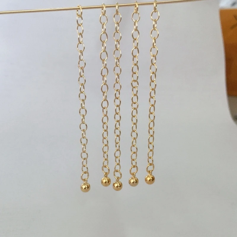 Fashion Gold Filled Extension Chain For Jewelry Making Necklace Gold Filled Pendant Chain