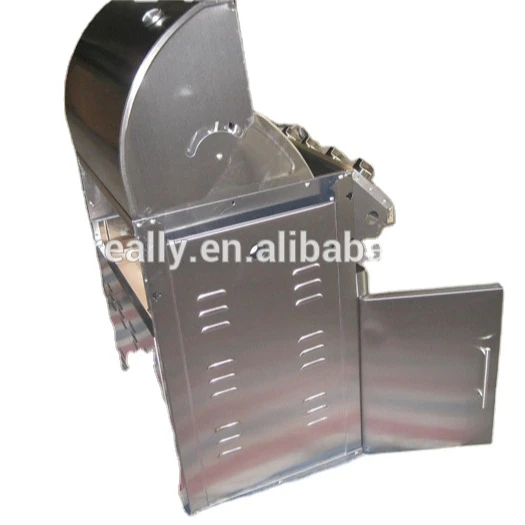 

Outdoor indoor commercial Smokeless Rotating charcoal bbq grill barbecue stove door gas grill design for sale, Sliver