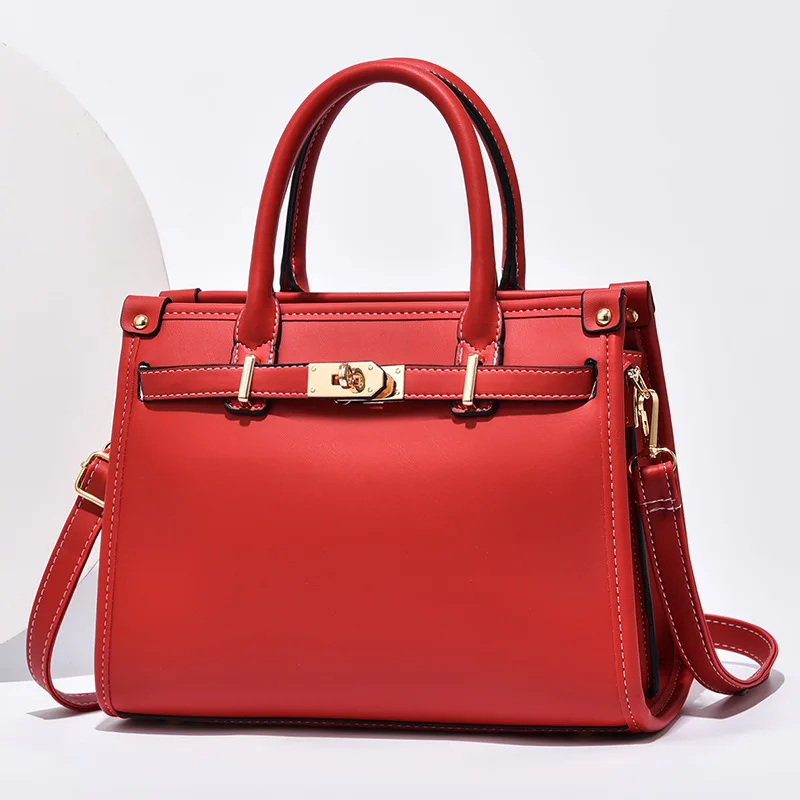 

2022 new fashion simple atmosphere large capacity shoulder Lady handbag wholesale handbag