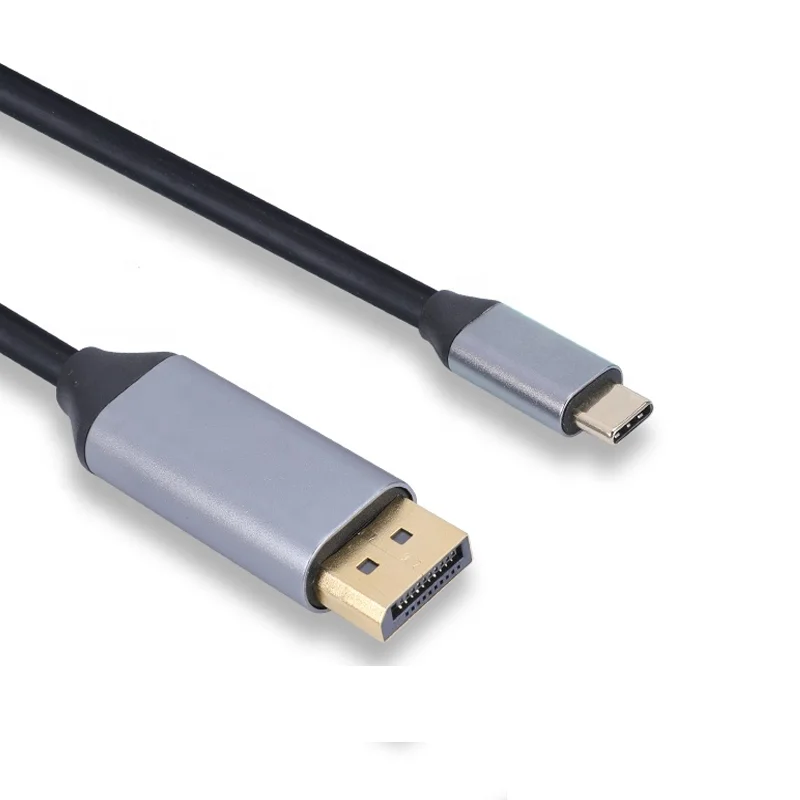 

USB 3.1 Type C to DisplayPort DP 4K 60Hz Converter Adapter Cable For HDTV, Dark grey