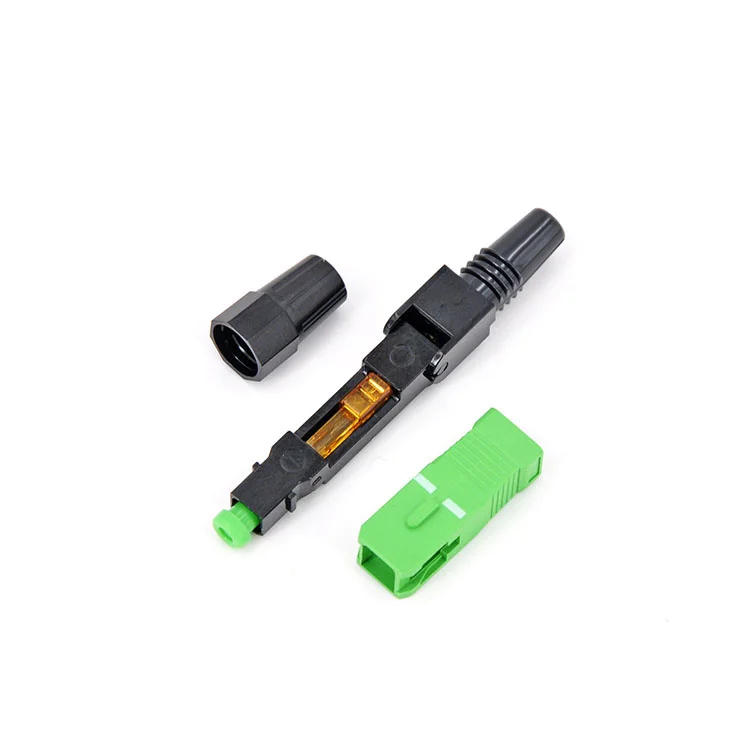 

Fiber Optic Drop Cable Accessories 60mm Conector SC APC Fiber Fast Connector Fiber Optic Connector SC APC