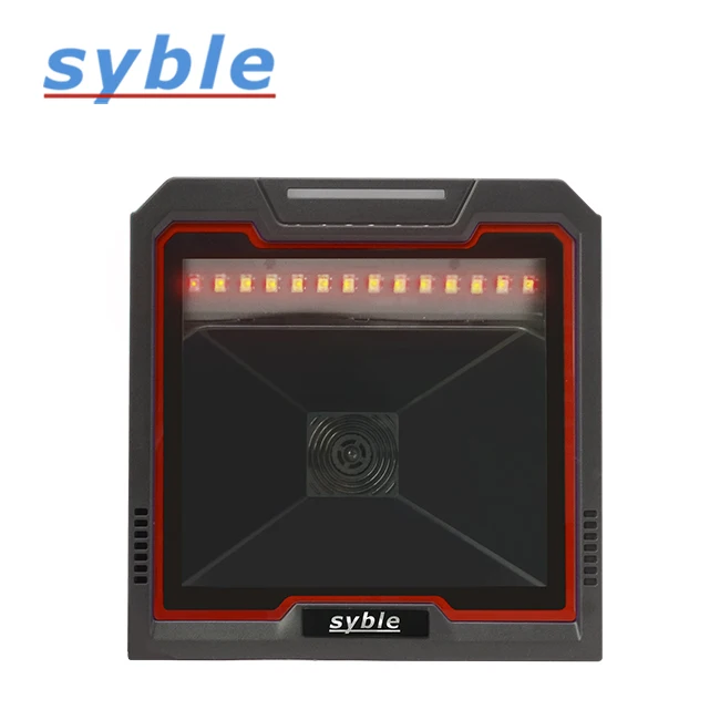 

High Performance 2D Imager Table Barcode Scanner Qr Barcode Scanners, Black