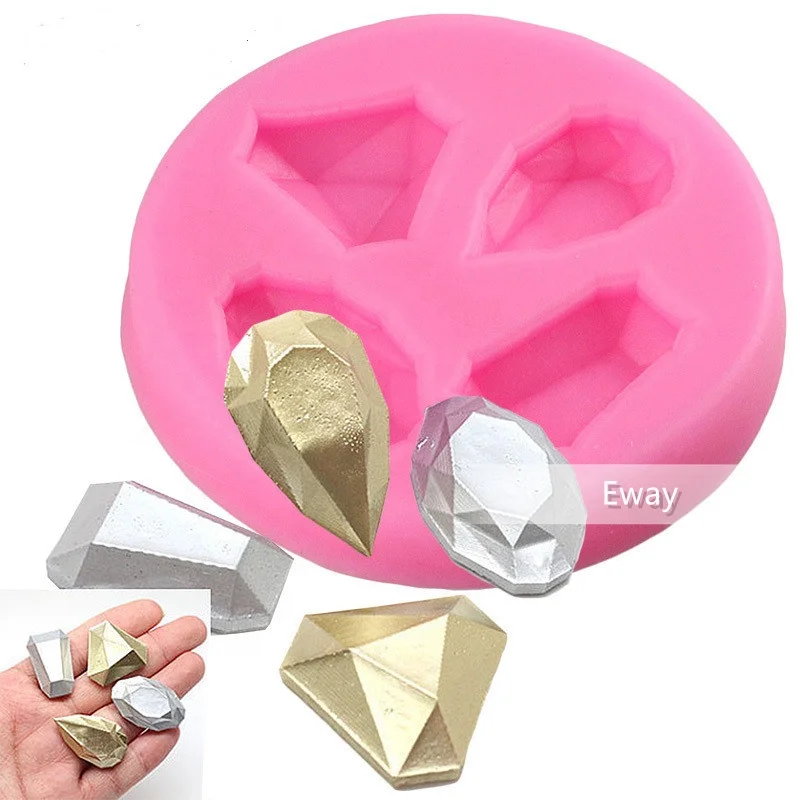 

Diamond Gem silicone fondant mold cake decorating