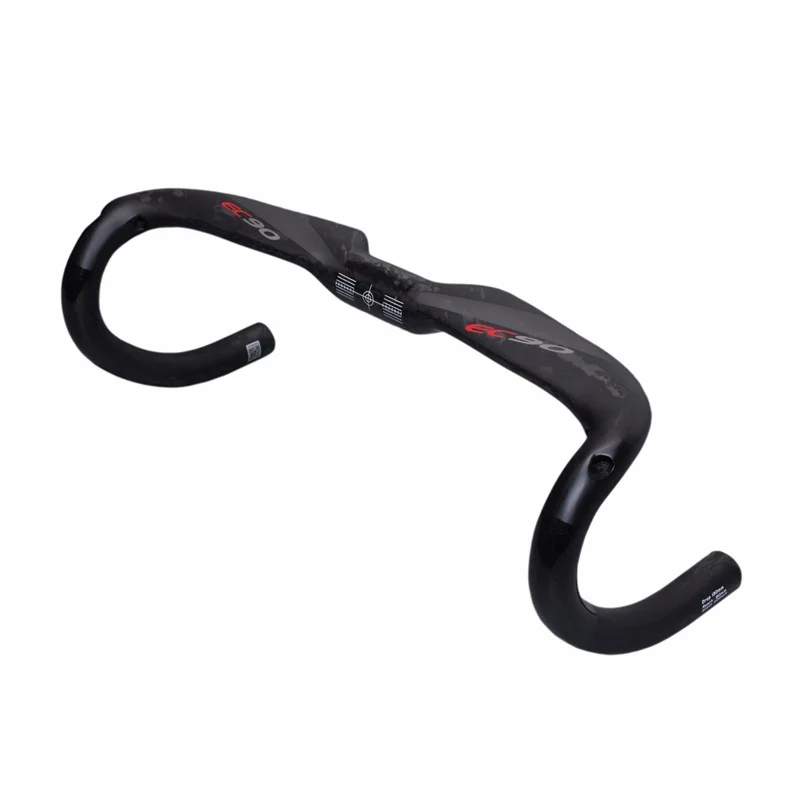 

EC90 Full Carbon Bicycle Handlebar Road Bicycle Handlebar Stem Handle playing UD Matt Carbon Handlebar, Black