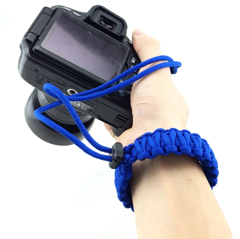 

Newest Digital Camera Strap Camera Wrist Strap Hand Grip Paracord Braided Wristband for Nikon Canon Sony Pentax Panasonic DSLR, Colors
