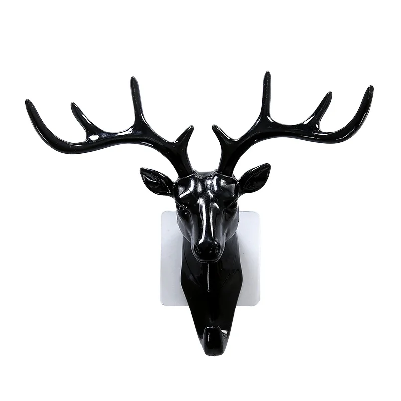 

Factory direct supply OEM Nordic antlers hook wall-mounted coat hook fitting room decorative painting for hallway wall, Mirage black, deep sky gray, glacier white